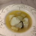 大魔女's cooksnap of when they made [スペイン料理]鱈と葱のスープ煮.