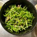 poteko11's cooksnap of when they made 豆苗とツナのさっぱりサラダ☆ポリ袋1つ♪.