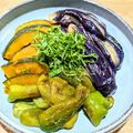 mufuron's cooksnap of when they made なすとかぼちゃの南蛮漬け【作りおき】.