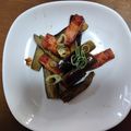 クックOM70Z9☆'s cooksnap of when they made カンタン酢でベーコンとナスの炒め物.