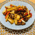 ボブナナ's cooksnap of when they made じゃがいもと牛肉の青椒肉絲風.