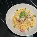 Rsaaa's cooksnap of when they made 全卵と牛乳でも極旨❤本格*カルボナーラ.
