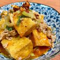 島子☆'s cooksnap of when they made 簡単！厚揚げ麻婆豆腐。食べるラー油で。.