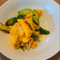 SEIKOREAN's cooksnap of when they made 意外に合う！きゅうりとたまごの炒め物.