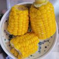 雲龍's cooksnap of when they made レンジで蒸しとうもろこし.