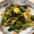 みきミキみき's cooksnap of when they made 冬の味わい！ちぢみほうれん草と卵炒め.