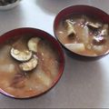 きらり流れ星's cooksnap of when they made 簡単★茄子と大根のお味噌汁.