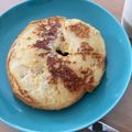 かわうそＰ's cooksnap of when they made ベーグルでフレンチトースト♪.