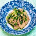 tokotann's cooksnap of when they made 豆苗と豚バラのうま味炒め.