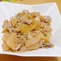 ルパンのかあさん☆彡's cooksnap of when they made 簡単・節約♡テリテリ甘辛ミソの豚バラ大根.