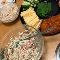 ミシェちゃん's cooksnap of when they made 大人気！手巻き寿司ネタ♪カニカマサラダ.