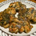 ねこぽんぽ's cooksnap of when they made お弁当にも♪鶏胸肉と大葉のゴロゴロ焼き.