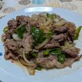 クックY8JKO4☆'s cooksnap of when they made ご飯がススム♪牛肉ピーマン玉葱の甘辛炒め.