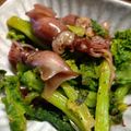 ばたみそーぱん☆'s cooksnap of when they made ホタルイカと菜の花のガーリックバター炒め.
