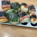 miharu's cooksnap of when they made 簡単 手を汚さずにスパムおにぎり.