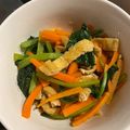 クック6U7INU☆'s cooksnap of when they made 小松菜とにんじんの田舎炒め.