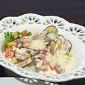 みきんどる's cooksnap of when they made ダイエットに♡白滝のからしマヨサラダ.