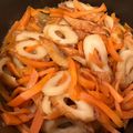 HAmom's cooksnap of when they made とにかく簡単☆ニンジンとチクワのきんぴら.