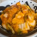 ゆるмαмα's cooksnap of when they made エビなし♪厚揚げと白菜のチリソース煮.