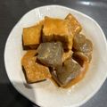 。かのこ。's cooksnap of when they made 味が染みてる！厚揚げこんにゃく味噌煮込み.