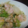 Kaori 's cooksnap of when they made 絶品＆簡単♪海老レタスチャーハン.