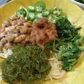 ばたみそーぱん☆'s cooksnap of when they made 夏バテに負けるな！ネバネバそうめん.