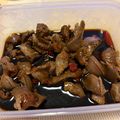 ゆうそら5812's cooksnap of when they made 簡単おつまみ！砂肝のピリ辛漬け.