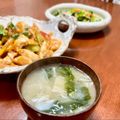 Superlittleboo's cooksnap of when they made 簡単シンプルに❗エノキとワカメの味噌汁☺.