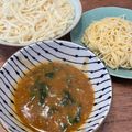 エル♀'s cooksnap of when they made シーチキンカレーつけ麺.