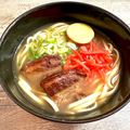 ばぢこ's cooksnap of when they made 豚のゆで汁☆中華麺で絶品沖縄そば簡単再現.