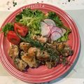 こつゆ514's cooksnap of when they made 捨てないで！レタスの固い所は千切りで♪.