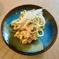 エリィガガ's cooksnap of when they made 豚しゃぶときゅうりのゴマにんにく醤油.