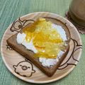 ビートルズ食堂's cooksnap of when they made ♪マーマレードとクリチトースト♪.