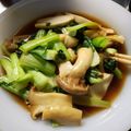 くっくぱー's cooksnap of when they made 青梗菜ときのこのオイスターソース炒め.