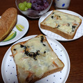 よちりん's cooksnap of when they made 桜エビと玉葱のトースト.
