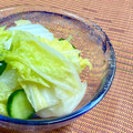 島子☆'s cooksnap of when they made 白菜と胡瓜の浅漬け♪.