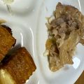 りなくす3's cooksnap of when they made 玉ねぎと豚バラの塩豚丼.