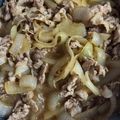 クックA830SI☆'s cooksnap of when they made 材料2つで超速攻！豚こま玉ねぎの生姜焼き.