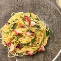 sckberry's cooksnap of when they made さっぱり大葉とタコの冷製パスタ.