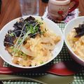 ひっこ's cooksnap of when they made 朝食、ランチに♡納豆ふわふわたまごとじ丼.