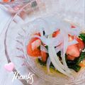 オウジリリノエ's cooksnap of when they made トマト☆わかめ☆玉ねぎの中華サラダ♪♪.