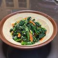 Kayo's cooksnap of when they made ほうれん草と人参のごま和え❕.