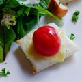 ❤️かわだん❤️'s cooksnap of when they made ミニトマト dé チーズトースト.