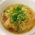 ちょ〜☆'s cooksnap of when they made 鶏つくねと白菜の春雨スープ.