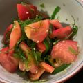 mariimo's cooksnap of when they made もずく酢ｄｅサラダ（トマト＆きゅうり）♫.