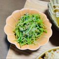 ちいさん's cooksnap of when they made シャキ！ぷちっ！豆苗とツナの胡麻サラダ.