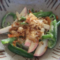 ムカルナス's cooksnap of when they made かまぼこのマヨ炒め.