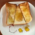 なーなちゃん's cooksnap of when they made トーストにオリーブオイル＋メープル＋塩.