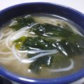 ちくわ君's cooksnap of when they made そうめんとわかめの味噌汁.
