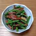 みぃくんのママ's cooksnap of when they made 簡単！インゲンとカリカリベーコンの炒め物.